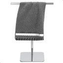 Ver imagem 5 de Porta Toalha Lavabo Inox de Bancada Suporte Toalha Nice