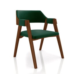 Conjunto Mesa de Jogos Carteado Bellagio Tampo Reversível e 6 Cadeiras Madeira Poker Base Cone Velud - 3