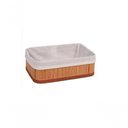 Ver imagem 1 de Cesto de Bambu Retangular Natural 29x19x10cm - Mek