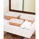 Ver imagem 2 de Cesto de Bambu Retangular Natural 29x19x10cm - Mek