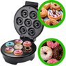 Super Máquina Donuts Rosquinhas 7 Furos Confeitaria Branco 110v Antiaderente - 2