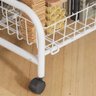 Mesa Lateral Multiuso Carrinho Auxiliar Apoio Organizador Sala Quarto Escritorio Rodinhas Notebook - 7