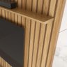 Painel Oslo Frisado para Tv até 75 Polegadas Freijó/off White - Lukaliam Móveis - 3