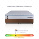 Ver imagem 4 de Conjunto Box Marrom Luanda Branco Espuma D28 King 193x203x62 - King House