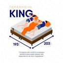 Ver imagem 5 de Conjunto Box Marrom Luanda Branco Espuma D28 King 193x203x62 - King House