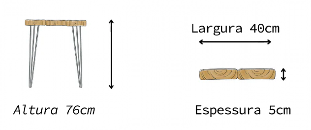 Aparador Rústico Hairpin - 160cm - 6