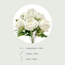 Ver imagem 5 de Buquê De Rosas x9 Branco