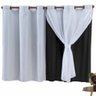 Cortina Blackout Corta Luz PVC com Voil 280cm x 160cm Paulo Cezar Enxovais - 7