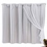 Cortina Blackout Corta Luz PVC com Voil 280cm x 160cm Paulo Cezar Enxovais - 3