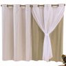 Cortina Blackout Corta Luz PVC com Voil 280cm x 160cm Paulo Cezar Enxovais - 2