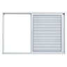 Janela de Alumínio Veneziana 100x120cm 3 Folhas Magnum Atlântica - 3