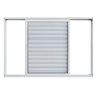Janela de Alumínio Veneziana 100x120cm 3 Folhas Magnum Atlântica - 2