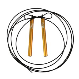 Corda de Pular Speed Rope Rolamento Treino Cross Academia Musculaçao Exercicio Fisico:laranja