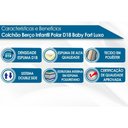 Ver imagem 3 de Colchão Berço Polar Infantil D18 Baby Luxo (70x130x12) -