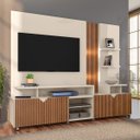 Ver imagem 1 de Estante Home para TV até 55 Polegadas Impressão Ripada Cross Lukaliam