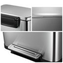 Ver imagem 4 de Takywep Lixeira de Cozinha 13 Gal Aço Inox Prata com Pedal Silencioso