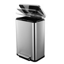 Ver imagem 3 de Takywep Lixeira de Cozinha 13 Gal Aço Inox Prata com Pedal Silencioso