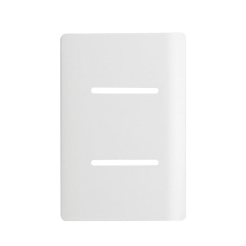 Placa 4x2 para 2 Interruptores Horizontais + Suporte Branco da Linha Novara - 1100/64 - Dicompel Ekr