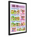 Ver imagem 5 de "Os 10 Mandamentos Deixado por Jesus Cristo" Quadro Infantil:Preto