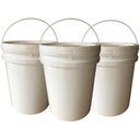 Ver imagem 1 de Balde Plástico 20l Alça Plástica Freezer e Microondas 3 Pçs