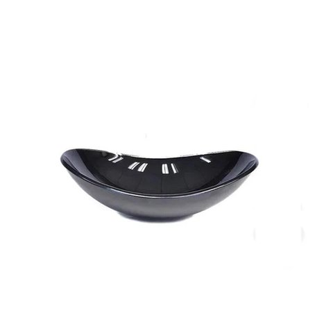 Cuba De Vidro Vmex Oval Preto Co55