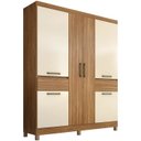 Ver imagem 1 de Guarda Roupa Casal 6 Pt 2 Gv 62760 Amendola Off White Demobile