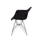 Ver imagem 4 de Cadeira Eiffel Eames C/ Braço Base Cromada Preta