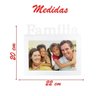 Porta Retrato Família 20x15cm Branco - 2