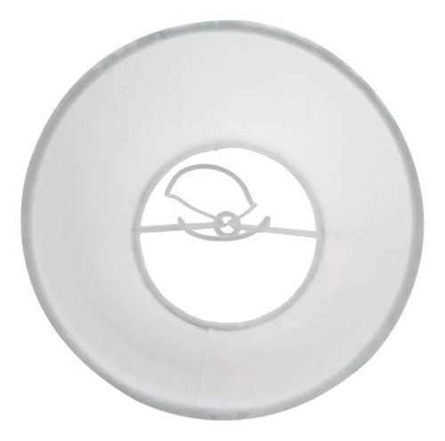 Cúpula para Abajur Luminária Pequena Tecido Algodão Cor Branco - 4