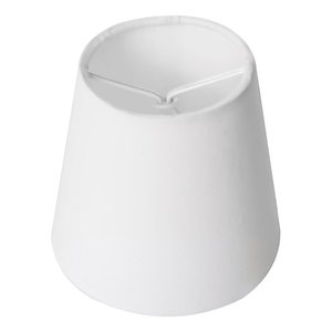 Cúpula para Abajur Luminária Pequena Tecido Algodão Cor Branco