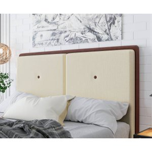 Cabeceira Queen Lizz - Linho - Palladium Decor