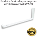 Ver imagem 3 de 6 Suportes Formato L 30cm Mão Francesa para Prateleira de Parede Estilo Moderno Branco
