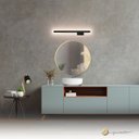 Ver imagem 3 de Arandela Style Led 3000k Branco Quente Luz Indireta Preto 823/60