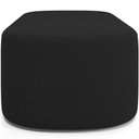 Ver imagem 2 de Cabeceira Cama Box Casal 140cm Lanna com Puff Recamier Doha W01 Suede Preto - Lyam Decor