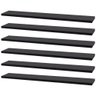 Kit 6 Prateleiras 50 X 20cm Preta Suporte Invisível - 1