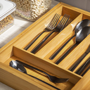Ver imagem 3 de Porta Talheres Extensivel Bambu Mimo BM22116