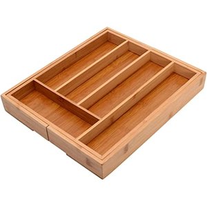 Porta Talheres Extensivel Bambu Mimo BM22116