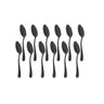 Kit com 12 Colheres de Café Elite Glamour Black Gourmet Mix - 1
