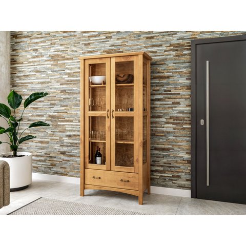 Cristaleira 2 Portas 4 Prateleiras 1 Gaveta Bella Ig