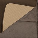 Ver imagem 4 de Protetor de Sofá Padrão 2 Lugares Impermeável 100% Poliéster:tabacocáqui