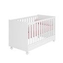 Ver imagem 1 de Berço Mini Cama Taís Brilhar Q01 - Doce Sonho Móveis BERÇO DE BEBE BERÇO BEBE BERÇO 3 EM 1 Branco