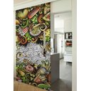 Ver imagem 2 de Adesivo Para Porta Cozinha Fast Food- 93X210Cm