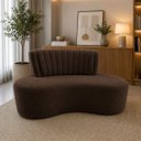 Ver imagem 1 de Namoradeira Mavie 160cm 2 Lugares Bouclê Design Orgânico