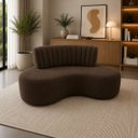 Ver imagem 3 de Namoradeira Mavie 160cm 2 Lugares Bouclê Design Orgânico