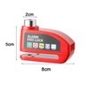 Trava de Disco Freio Moto Alarme 110db Cadeado Sensor Anti Furto Roubo Sirene Motocicleta Bicicleta  - 6