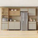 Ver imagem 1 de Cozinha Condessa 6 Peças 12 Portas 2 Gavetas 350 Cm 100 Mdf Nesher