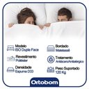 Ver imagem 5 de Cama Baú Casal Suede + Colchão Casal Ortobom Iso Dupla Face 60x138x188 Cor:bege