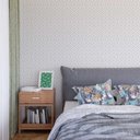 Ver imagem 1 de Papel de Parede Arabesco Branco Simples Gh Papel de Parede 3,3m