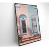 Quadro Portas Coloridas 80x120 Cm Tecido Canvas - 5