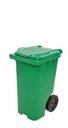 Ver imagem 4 de Lixeira Contentor Plastico Tipo Gari 240 Litros Cor:verde